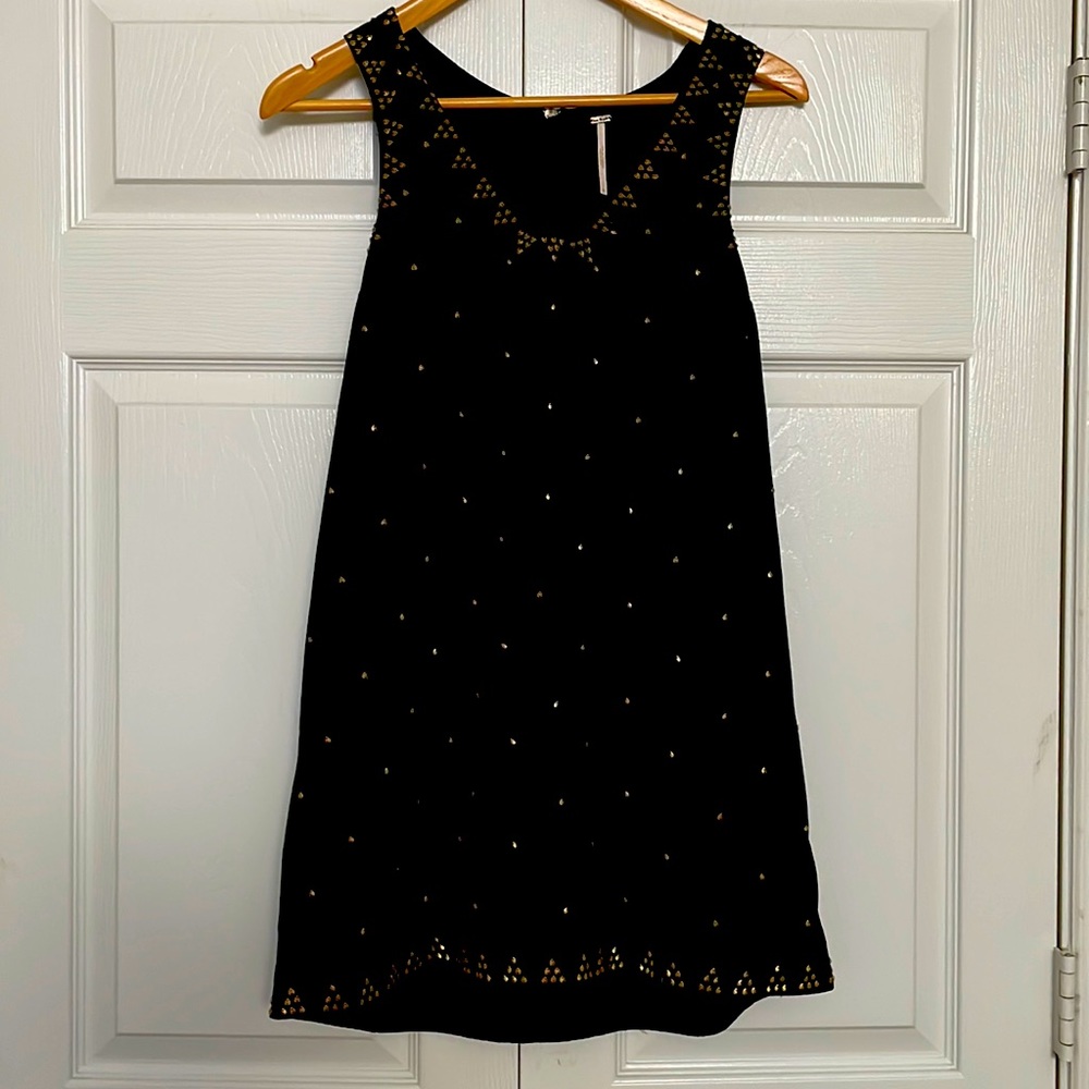 Free People Soho Studded Black Dress 4